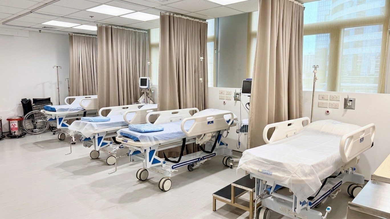 The recovery suite at Angel Baby IVF Clinic, where patients rest after egg retrieval